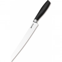 Кухонный хлебный нож Bker Core Professional Bread Knife, 220 мм, сталь X50CrMoV15, рукоять пластик купить в Ярославле