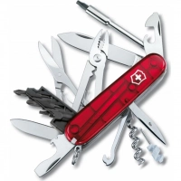 Нож перочинный Victorinox CyberTool, сталь X55CrMo14, рукоять Cellidor®, полупрозрачный красный купить в Ярославле