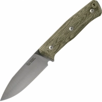 Нож с фиксированным клинком LionSteel B35, сталь Sleipner, рукоять Green canvas micarta купить в Ярославле