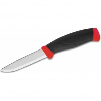 Нож с фиксированным лезвием Morakniv Companion F Rescue, сталь Sandvik 12С27, рукоять резина/пластик купить в Ярославле