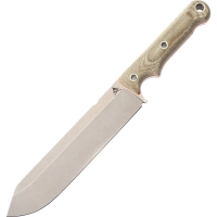 Нож White River FIRECRAFT 7 StoneWash, сталь CPM S35VN, рукоять серо-зеленая микарта, чехол Kydex купить в Ярославле