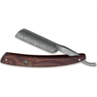 Опасная бритва Boker Damascus Curly Birch 6/8, сталь дамаск, рукоять коричневая береза купить в Ярославле