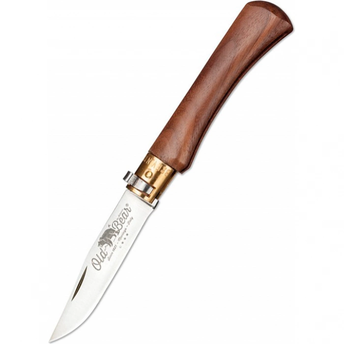 Складной нож Antonini Old Bear® Walnut L, сталь Hardened Aisi 420, рукоять орех