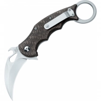 Складной нож Fox IKBS Ball Bearing Karambit, сталь Elmax, рукоять титановый сплав 6Al4V, чёрный купить в Ярославле