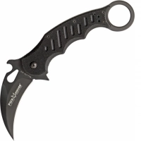 Складной нож Fox Karambit, сталь N690, рукоять стеклотекстолит G-10, чёрный купить в Ярославле