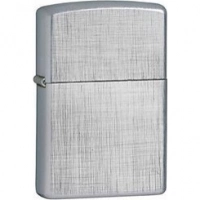 Зажигалка ZIPPO Linen Weave с покрытием Brushed Chrome, латунь/сталь, серебристая, матовая, 36x12x56 мм купить в Ярославле