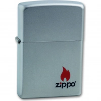 Зажигалка ZIPPO Satin Chrome, латунь с ник.-хром. покрыт., серебр., матовая, 36х56х12 мм купить в Ярославле