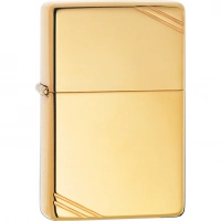 Зажигалка ZIPPO Vintage™ с покрытием High Polish Brass купить в Ярославле